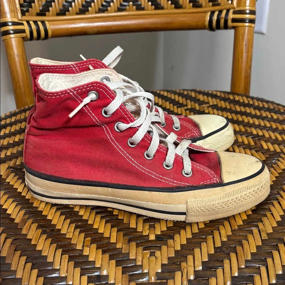 Vintage Converse All Star High Top Made in USA Sneakers 2.5Y